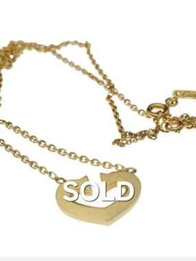 *SOLD Cartier C de Cartier Heart necklace 16cm